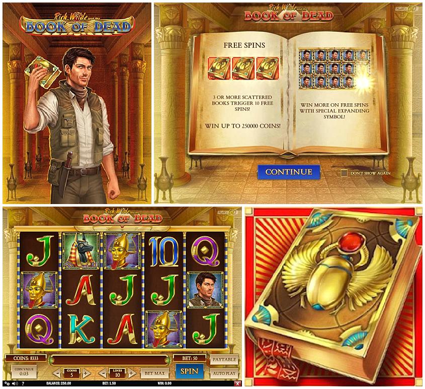 Book of Dead Slot Free Play | Play'n GO | 96.21%